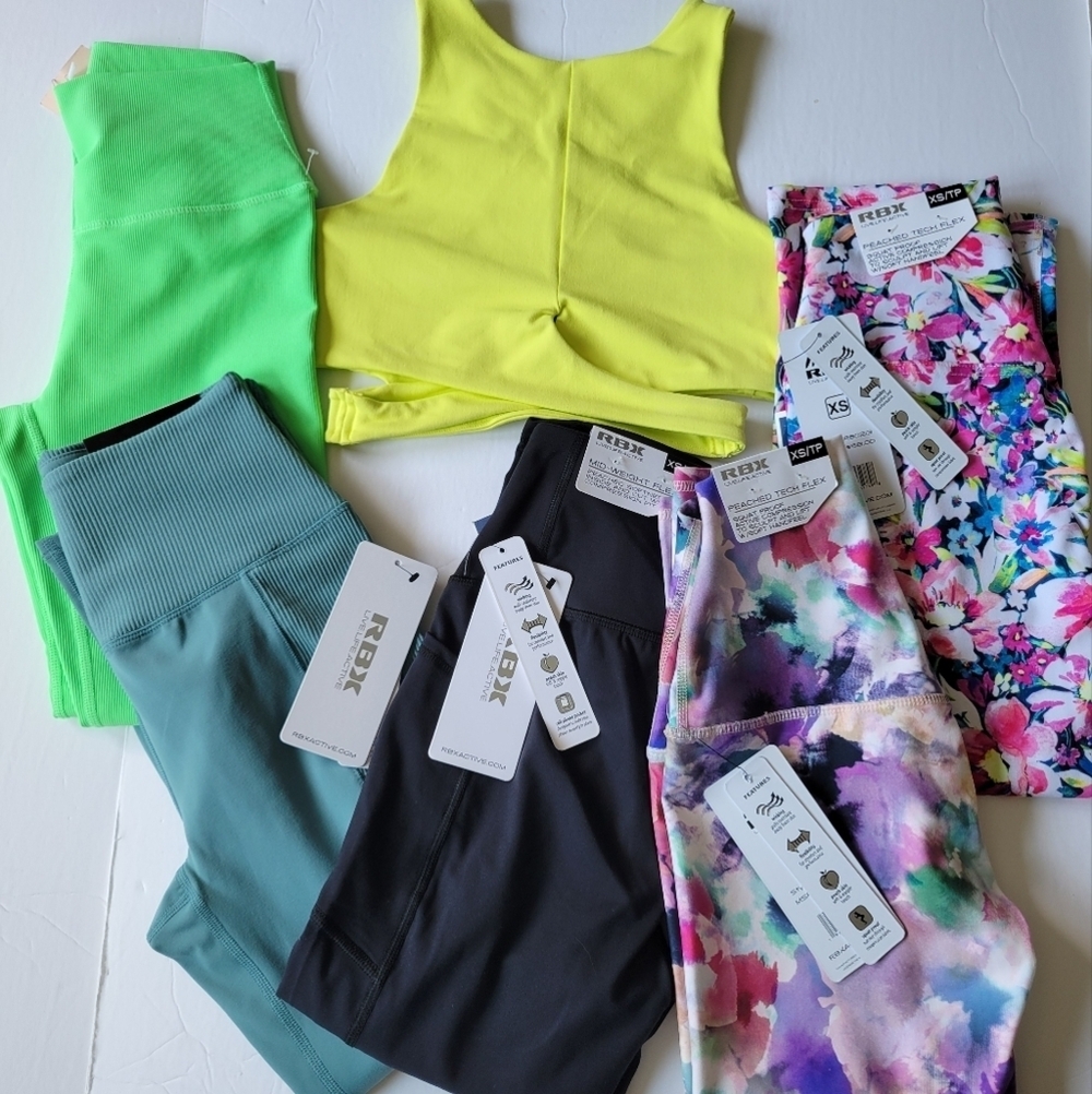 Active Bundle of Six High Waisted Pants.
